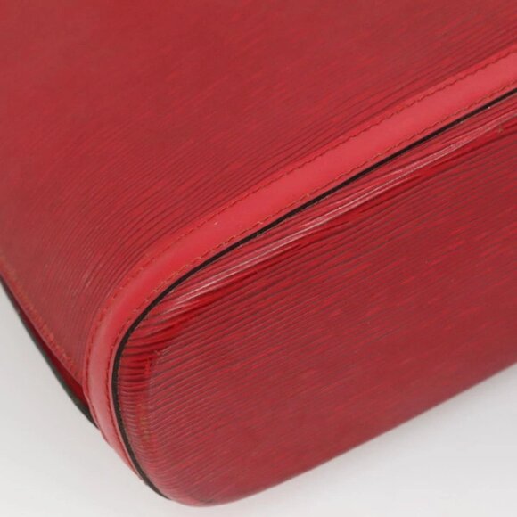 LOUIS VUITTON Epi Lussac Shoulder Bag Red M52287 LV Auth ep8305